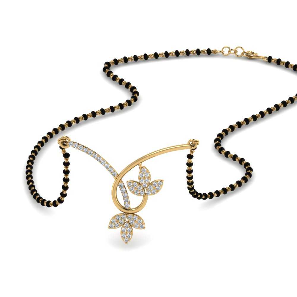 delicate mangalsutra gold